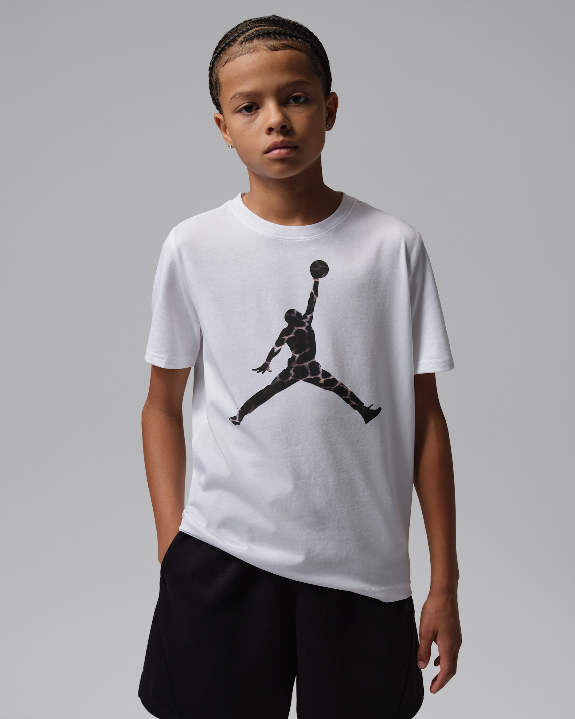 Jordan Sport Older Kids' Dri-FIT Filled Jumpman Graphic T-Shirt